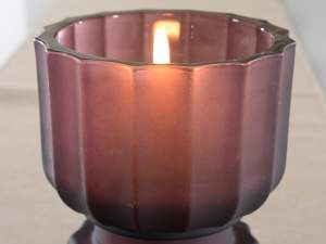 wholesale glass vase cup candle holder