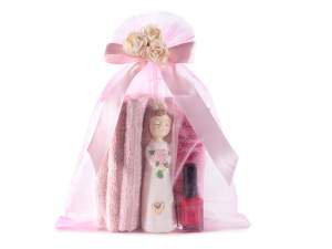 Pink organza bag wholesale