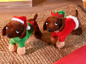 ingrosso peluche natale bassotto