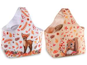 wholesale bag basket autumn squirrel fawn
