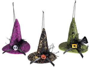 ingrosso cappello strega decoro halloween