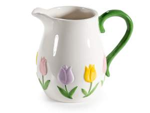 carafe tulipe en céramique en gros