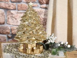 ingrosso carillon di natale albero oro