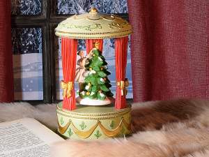 Ingrosso carillon girevole natale ballerina