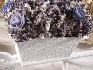 Ingrosso vetrine lavanda carriola decorazione