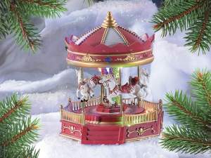 Boîte à musique carrousel lumineuse en gros