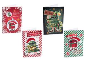 carte de Noël amusante pour amis en gros
