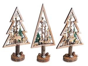 wholesale christmas tree wooden decoration