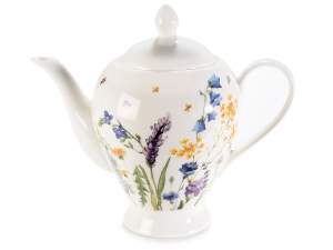 ceainic cu flori de portelan en-gros
