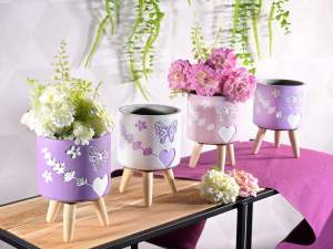 wholesaler tripod lavender vases