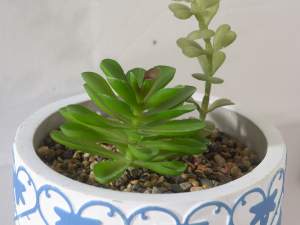 wholesale majolica vase artificial plant
