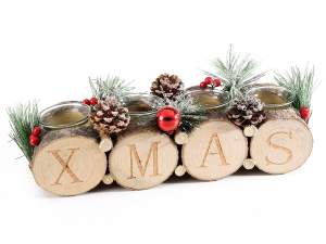 pièce maîtresse de Noël porte-bougie en gros