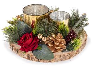 bougeoir de Noël en gros, pièce maîtresse