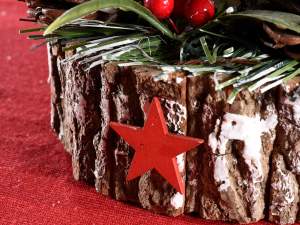 Mayorista de centros de mesa navideños con piñas