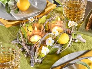 ingrosso candele centrotavola limoni