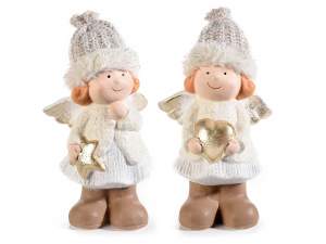 Wholesaler ceramic angels showcase