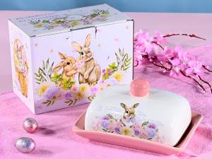 wholesale easter bunny butter tray