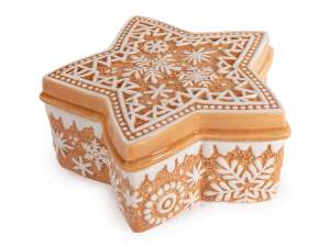 wholesale gingerbread star container
