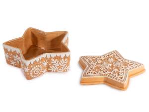 wholesale gingerbread star container