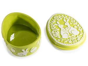 wholesale ceramic Easter sweets container