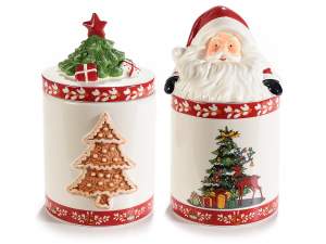 Wholesale santa claus tree cookie jar