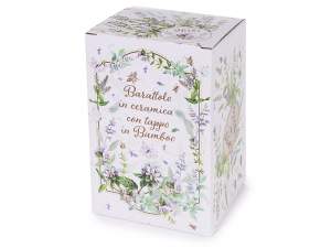 wholesale ceramic biscuit tin sweet container