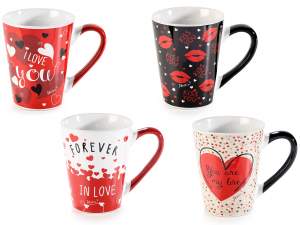 wholesale love heart cups for lovers