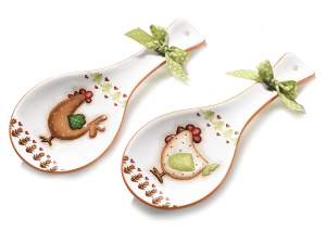 Wholesale ladle rest country hen decoration