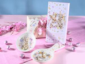 wholesale rabbit spoon rest easter