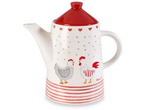 wholesale teapot with lid chickens