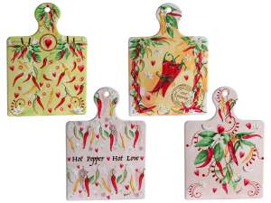wholesale ceramic trivet chili cork