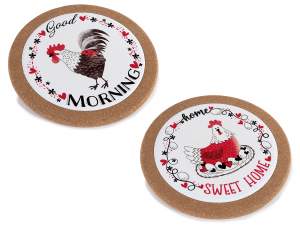 wholesale ceramic trivet home sweet home