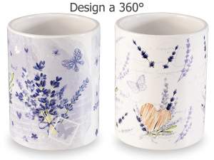 wholesale kitchen utensil container lavender