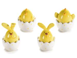 Céramiques et coquetiers de Pâques