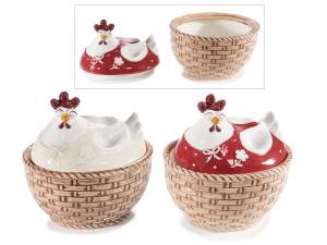 Céramiques et coquetiers de Pâques