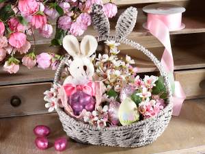 Cesta de orejas de conejo de Pascua al por mayor