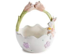 cesta de cocina de cerámica al por mayor, Pascua