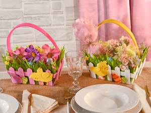 Cesta de dulces de tela de Pascua al por mayor