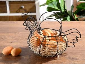 Cestini a gallina metallo ingrosso
