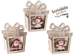 ingrosso cestini legno natale regalo