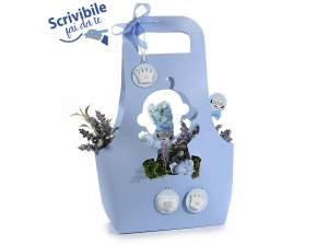 Ingrosso cestini porta fiori battimo maschio