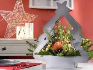 Ingrosso albero natale porta fiori