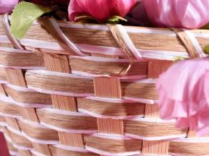 ingrosso cestini bamboo rotondi