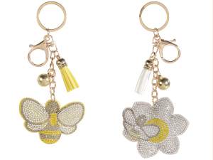 wholesale daisy bee keychain