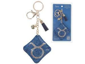 wholesale keychain taurus zodiac constellation