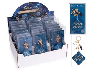 wholesale zodiac sign keychains