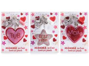ingrosso porta chiave cuore mamma idea regalo con