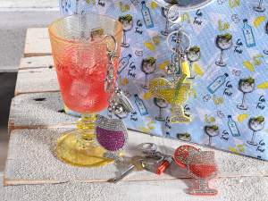 grossista charm portachiavi strass