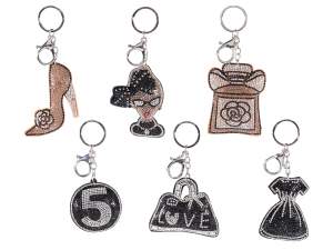 grossista porta chiavi charm donna