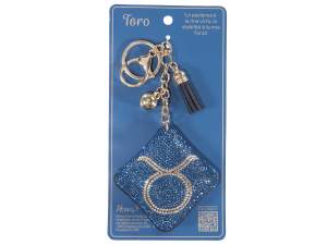 ingrosso portachiave toro zodiaco costellazione